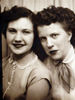 1954<br/>Joan Privett & Margie Snyder