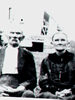 1910?<br/>Mary Elizabeth (Schafer) Anderson and her brothers Phillip and Jacob